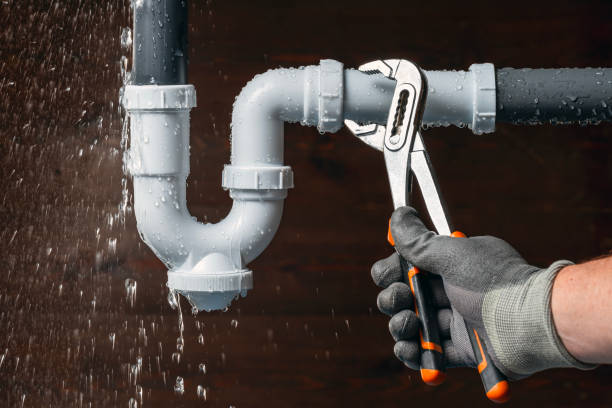 Professional Drain Cleaning technician working in Ivor, VA